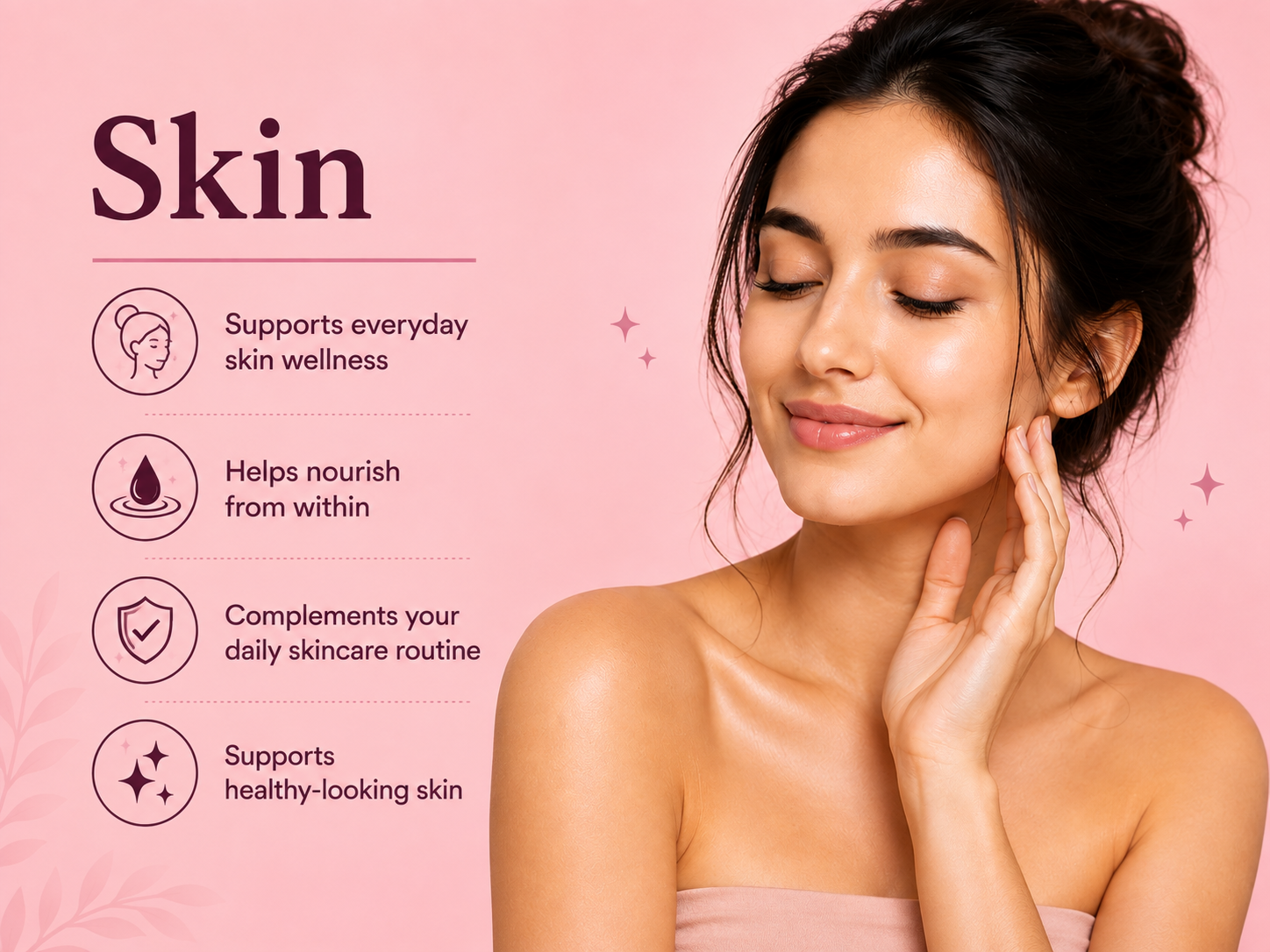 Skin benefit visual